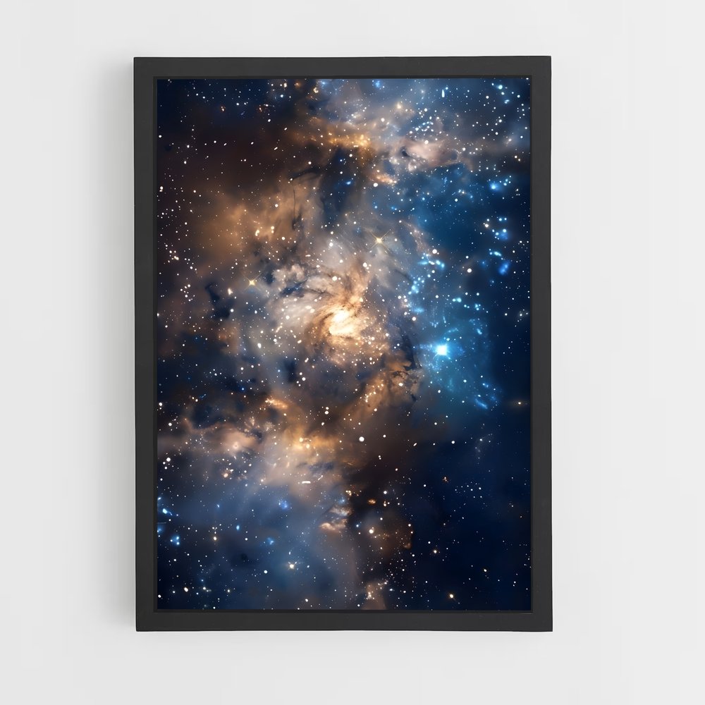 Poster Magnifique amas de galaxies (vue 2)